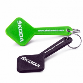 Originálne žetón Škoda do nákupného košíka 2 ks Originálne žetón Škoda do nákupného košíka 2 ks