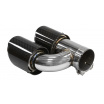 Koncovka Tlmiča 101mmx2 vstup 76mm Carbon Gloss Sada