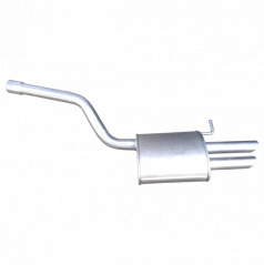 Zadný diel výfuku Škoda Octavia II 1.4TSi (90kW, 11 / 2008-), 1.8TSi (112,118kW, 06 / 2007-), 2.0TSi (110kW, 11 / 2004-10 / 2008)