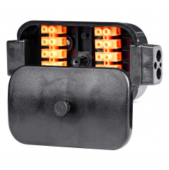 12-pólová elektrická krabica