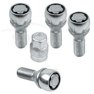 Poistné skrutky Sicubloc MM14x1,5x30 mm kužeľ, na kľúč 17 Poistné skrutky Sicubloc MM14x1,5x30 mm kužeľ, na kľúč 17