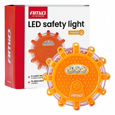 Automobilová núdzová lampa akumulátorová s funkciou svietidla 12SMD+3SMD 650mAh (BATT) oranžové svetlo Automobilová núdzová lampa akumulátorová s funkciou svietidla 12SMD+3SMD 650mAh (BATT) oranžové svetlo