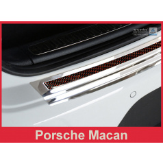 Carbon kryt- ochrana prahu zadného nárazníka Porsche Macan 2014+