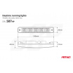 Svetlá denného svietenia DRL 507 2x5 SMD LED 190 x 29 x 40 mm