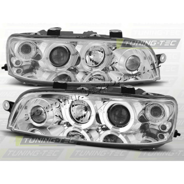 Fiat Punto II predné číre svetlá Angel Eyes chróm (LPFI01) Fiat Punto II predné číre svetlá Angel Eyes chróm (LPFI01)