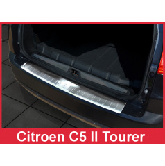 Nerez kryt- ochrana prahu zadného nárazníka Citroen C5 Tourer II 2008-16