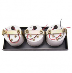 Zostava budíkov 3v1 KET tlak oleja, teplota vody a oleja