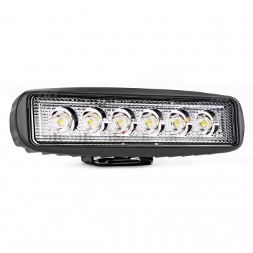 6 LED pracovné svetlo biele 6000K II