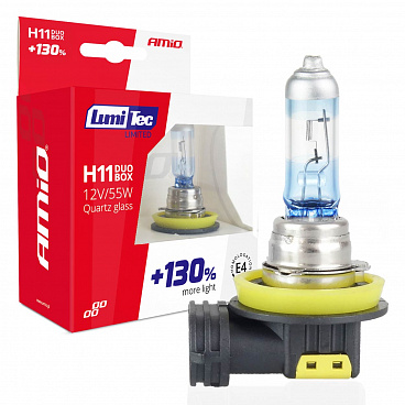 Halogénové žiarovky H11 12V 55W LumiTec LIMITED +130% - 2 ks