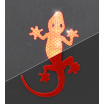 Dekor samolepící GECKO červený