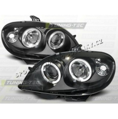 Citroen Saxo 1999-03 Predné číre svetlá Angel Eyes black (LPCI03)