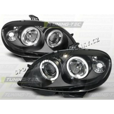 Citroen Saxo 1999-03 Predné číre svetlá Angel Eyes black (LPCI03) Citroen Saxo 1999-03 Predné číre svetlá Angel Eyes black (LPCI03)