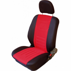 Autopoťahy Classic-Škoda Felicia-delená zadná sedačka-červené