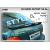 Hyundai Accent HTB (94-98) spoiler zadnej kapoty (EÚ homologácia)
