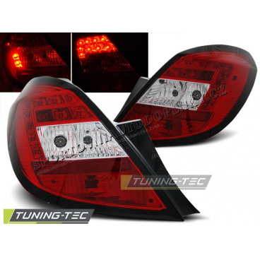OPEL CORSA D 5D 04.2006- ZADNÍ LED LAMPY RED WHITE OPEL CORSA D 5D 04.2006- ZADNÍ LED LAMPY RED WHITE