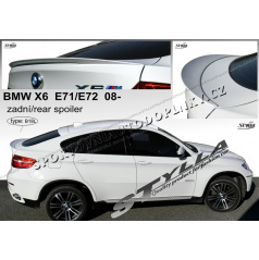 BMW X6 E71 E72 2008- zadný spoiler (EÚ homologácia)