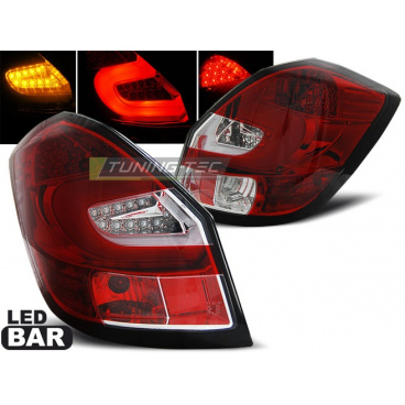 Škoda Fabia 2 2007-06.14 zadné lampy red white LED bar (LDSK06) Škoda Fabia 2 2007-06.14 zadné lampy red white LED bar (LDSK06)