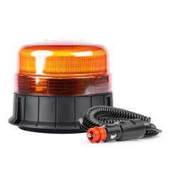 Maják výstražný 12V oranžový led (120 zábleskov za minútu)