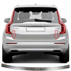 Nerez leštený kryt hornej hrany zadného nárazníka Volvo XC90 II 2015-2023