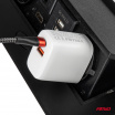 Sieťová nabíjačka PRO-09 USB + USB-C 20W Quick Charge 230V