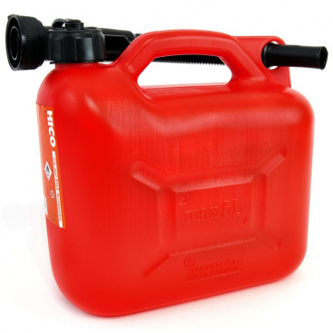 Kanister plastový objem 5l červený Kanister plastový objem 5l červený