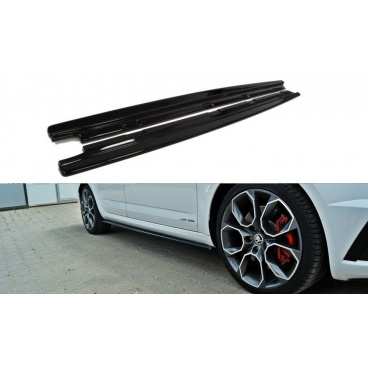 Difúzory pod bočné prahy pre Škoda Octavia RS Facelift Mk3, Maxton Design (plast ABS bez povrchovej úpravy) Difúzory pod bočné prahy pre Škoda Octavia RS Facelift Mk3, Maxton Design (plast ABS bez povrchovej úpravy)
