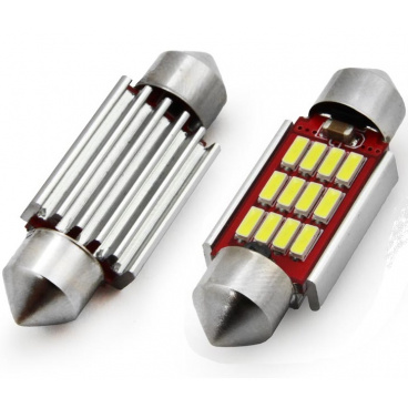 Žiarovky sulfit VISION CANBUS 12 SMD 4014 Festoon 36mm White 12V/24V Žiarovky sulfit VISION CANBUS 12 SMD 4014 Festoon 36mm White 12V/24V