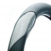 Poťah volanta Race Sport black, karbón 37-39 cm