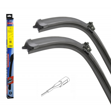 Stěrače FLAT SET (SLIDE) 710+450mm Stěrače FLAT SET (SLIDE) 710+450mm