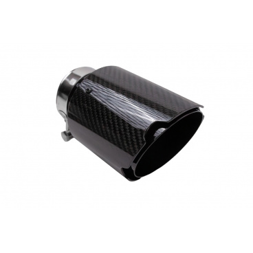 Koncovka tlmiča 114mm vstup 70mm Carbon Gloss