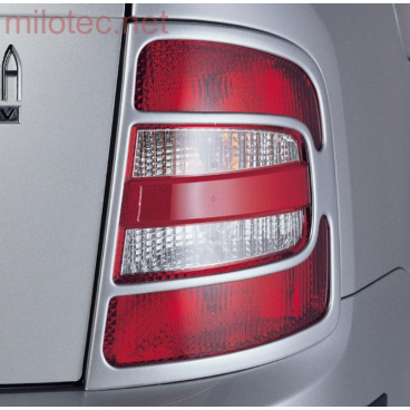 Kryty zadných svetiel Milotec (masky) -ABS čierny, Škoda Fabia I Combi, Sedan