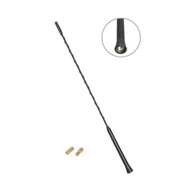 Anténny prút čierny priemer závitu 5 a 6 mm Anténny prút čierny priemer závitu 5 a 6 mm