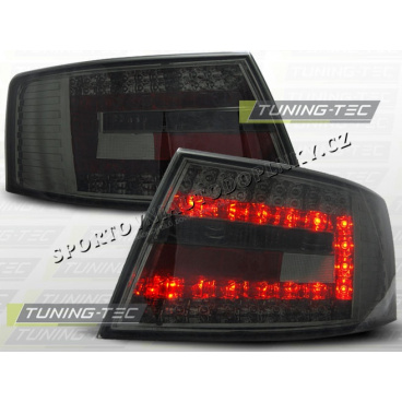 AUDI A6 C6 SEDAN 2004-08 zadné LED lampy SMOKE (LDAU65)