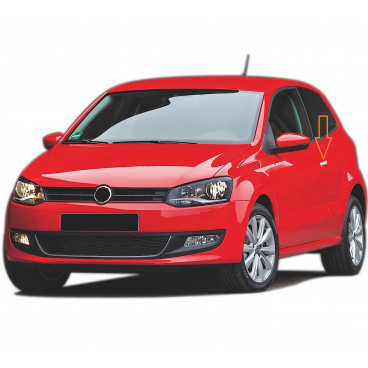 Nerez kryty kľučiek VW Polo 2 dver. 2009-17 2 ks Nerez kryty kľučiek VW Polo 2 dver. 2009-17 2 ks