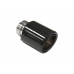 Koncovka tlmiča 114mm vstup 76mm Carbon Gloss