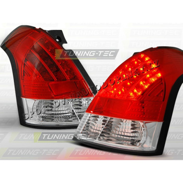 SUZUKI SWIFT 2005-10 ZADNÍ LED LAMPY RED WHITE SUZUKI SWIFT 2005-10 ZADNÍ LED LAMPY RED WHITE