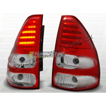 TOYOTA LAND CRUISER 120 2003-09 ZADNÍ LED LAMPY RED WHITE TOYOTA LAND CRUISER 120 2003-09 ZADNÍ LED LAMPY RED WHITE