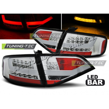 Audi A4 B8 2008-11 Sedan zadné lampy chrome LED (LDAU96) Audi A4 B8 2008-11 Sedan zadné lampy chrome LED (LDAU96)