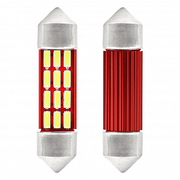 Žiarovky sulfit VERTEX CANBUS 12 SMD 4014 Festoon 36mm White 12V/24V II