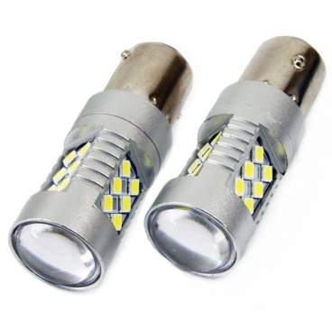 Žiarovky BA15S - 24 SMD LED biele 12/24V CAMBUS (2 ks) Žiarovky BA15S - 24 SMD LED biele 12/24V CAMBUS (2 ks)