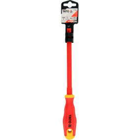 Šroubovák plochý 8 x 175 mm izolovaný 1kV Šroubovák plochý 8 x 175 mm izolovaný 1kV