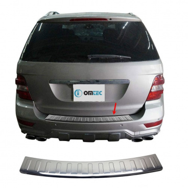 Nerez kryt hrany zadného nárazníka ML W164,166 2006+ leštený