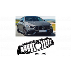 Gril Mercedes-Benz CLA C118 X118 GT Chróm & Čierny PDC