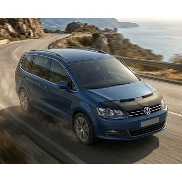 Čierny ochranný návlek na prednú časť kapoty pre VW Sharan 2010–15 Čierny ochranný návlek na prednú časť kapoty pre VW Sharan 2010–15