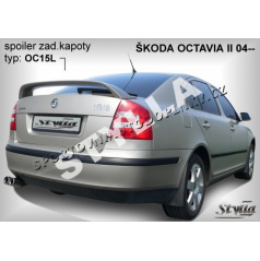 Škoda Octavia II HTB (04+) spoiler zadnej kapoty (EÚ homologácia)