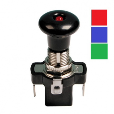 Vypínač s LED kontrolkou 12V 10A Vypínač s LED kontrolkou 12V 10A