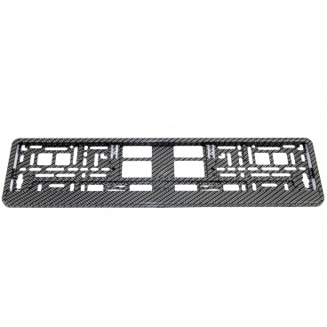 Podložka pod ŠPZ nerez s karbónovým dizajnom