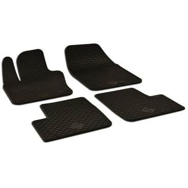 Gumové koberce-gumové autokoberce, Fiat 500 X, 2014+ Gumové koberce-gumové autokoberce, Fiat 500 X, 2014+