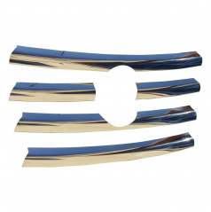 Nerez leštený kryt prednej masky VW Crafter 2006-12 (5 ks)