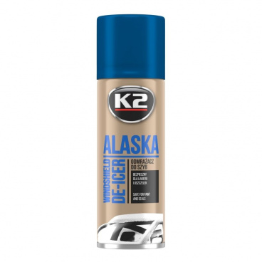 Rozmrazovač okien automobilu sprej K2 ALASKA 250 ml Rozmrazovač okien automobilu sprej K2 ALASKA 250 ml